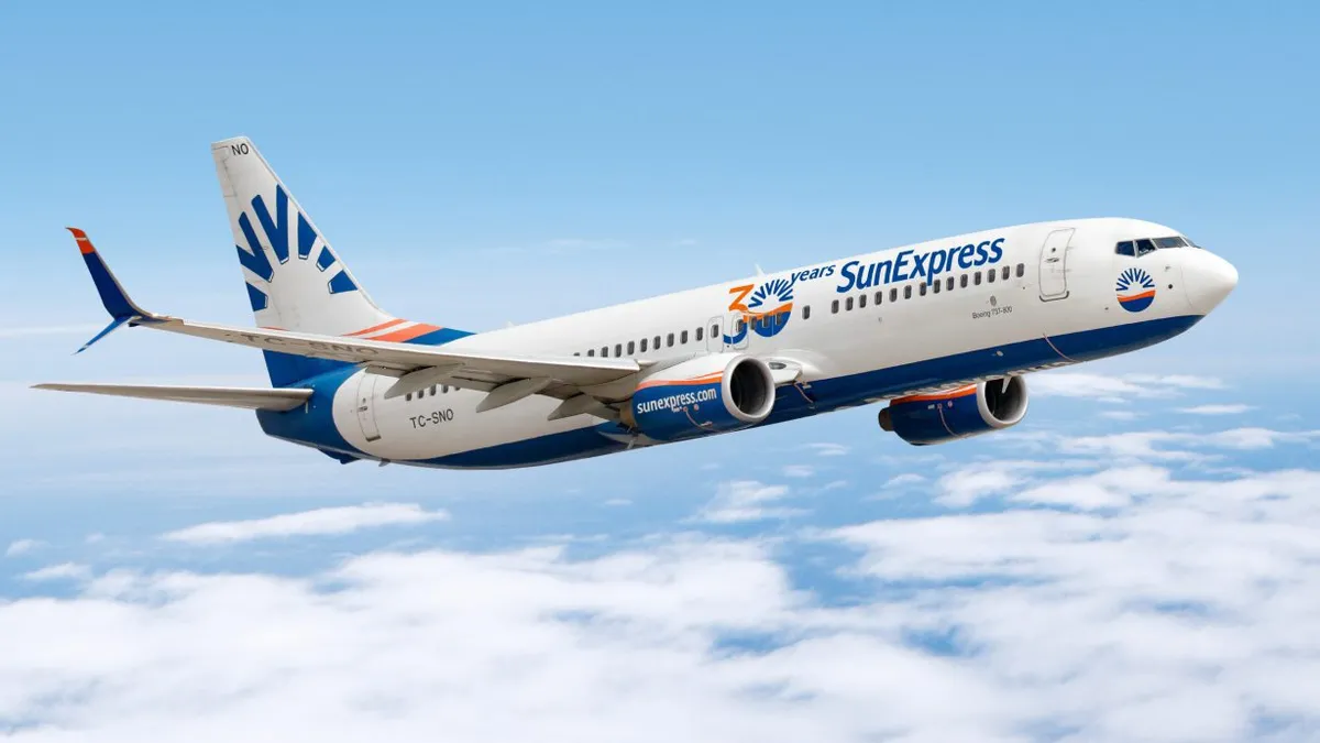 SunExpress Avrupa'nın En İyi Tatil Hava Yolu seçildi