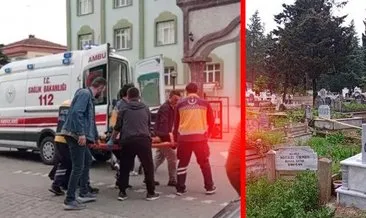 Mezarlık ziyaretinde kanlı düello! İki aile birbirine girdi: Çok sayıda yaralı var #samsun