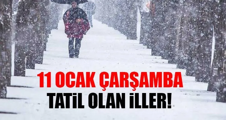 11 Ocak Carsamba Gunu Tatil Olan Iller Yarin Okullar Tatil Mi Galeri Turkiye