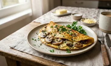 Mantarlı omlet tarifi: Kahvaltınızın şahı olacak!