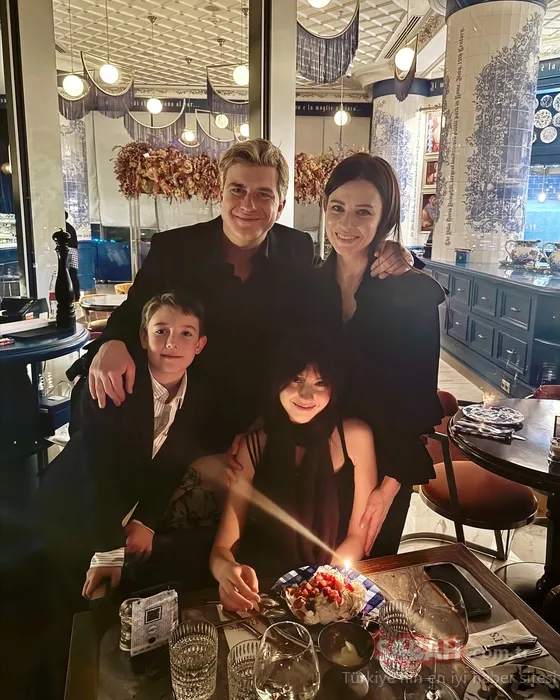 Dostça ayrılıp dostça buluştular! Tan Sağtürk ve eşi Elana Kuznetsova kızlarının doğum günü için bir araya geldi!