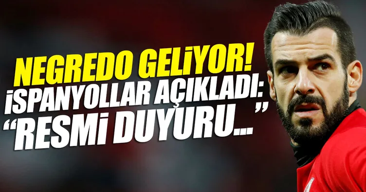 Negredo Beşiktaş’a doğru