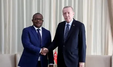 Başkan Erdoğan, Gine Bissau Cumhurbaşkanı Embalo ile görüştü