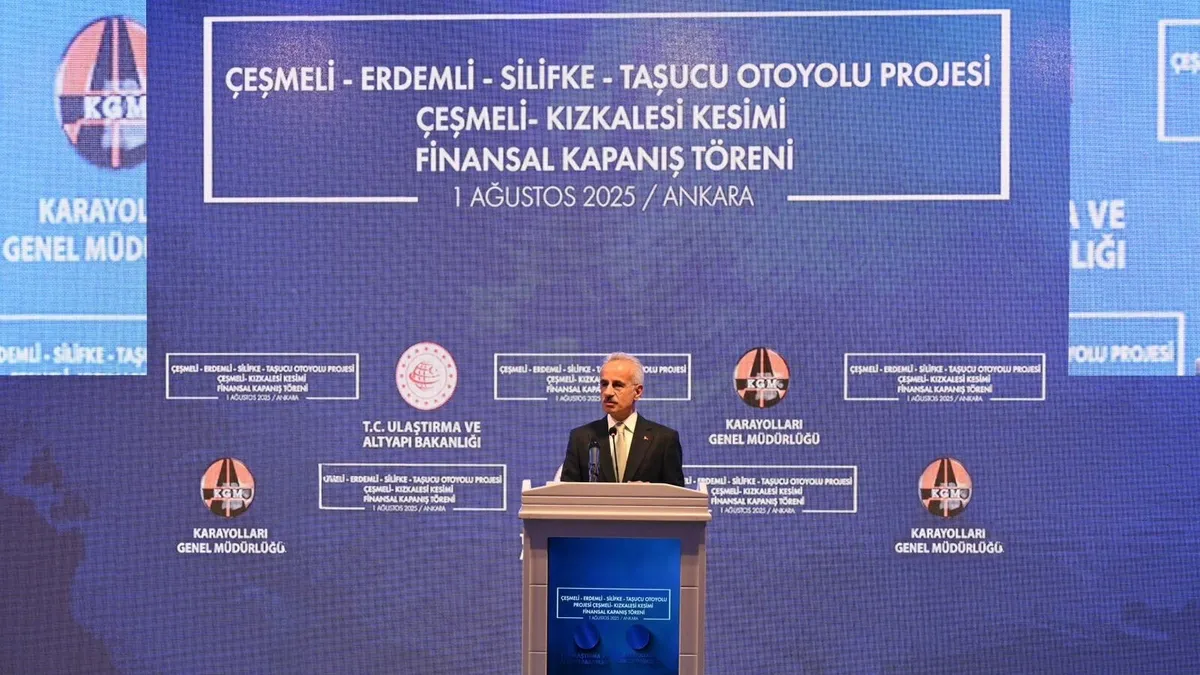 Çeşmeli-Kızkalesi Otoyolu'ndan sona doğru: 2,5 saate varan seyahat süresi 18 dakikaya düşecek...