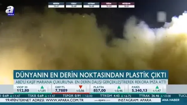Dünyanın en derin noktasından plastik çıktı