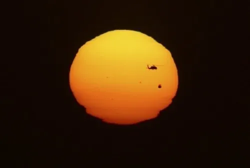 Venüs ile Güneş’in muhteşem dansı