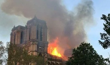 Paris’ten son dakika haberi! 850 yıllık tarihi olan Notre Dame Katedrali yangın çıktı!