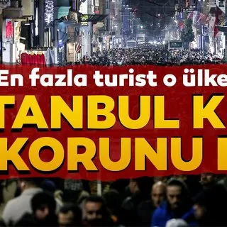 En fazla turist o ülkeden... İstanbul'dan yeni rekor
