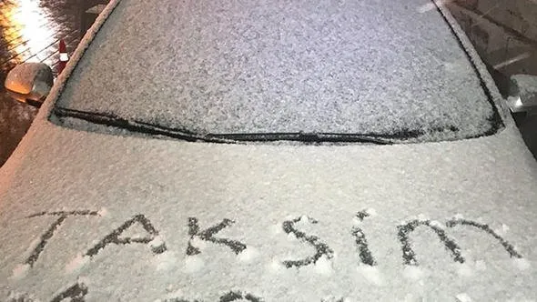 İstanbul'a beyaz örtü!