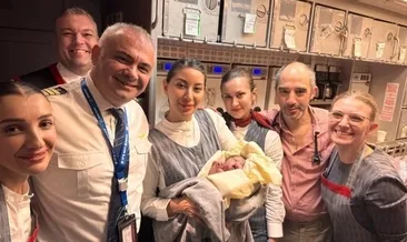 THY uçağında bebek sürprizi