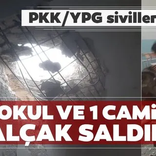 MSB'den son dakika açıklama! PKK/YPG 2 okul ve 1 camiyi hedef aldı