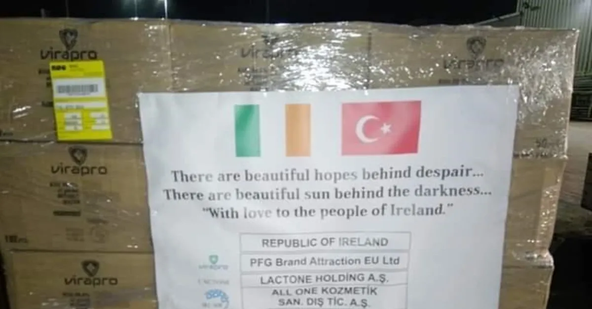 Turkiye Den Irlanda Ya Yardim Eli 173 Yil Sonra Bir Kez Daha Dunya Haberleri