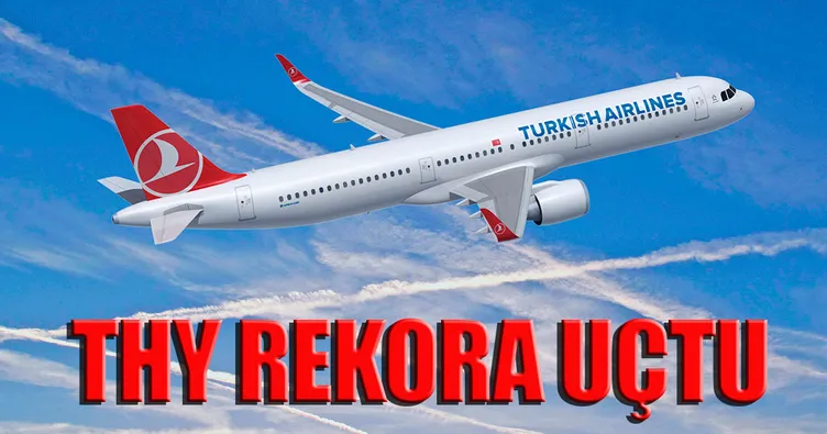 THY rekora uçtu