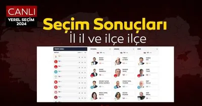 SEÇİM SONUÇLARI SON DAKİKA 2024: 31 Mart İstanbul, Ankara, İzmir seçim sonuçları ve il il yerel seçim sonuçları