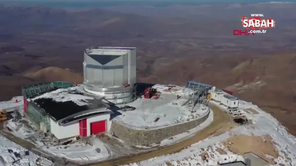 Türkiye'nin en büyük optik ve kızılötesi teleskobu, ilk ışığı 2022'de alacak | Video