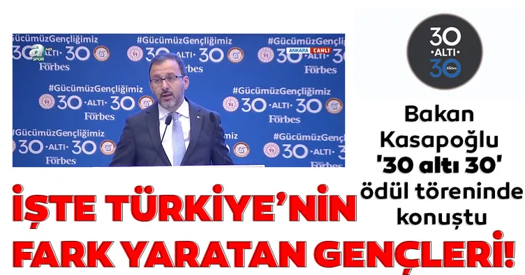 Forbes Türkiye ’30 altı 30’ ödül töreni gerçekleşti! İşte Türkiye’nin fark yaratan gençleri