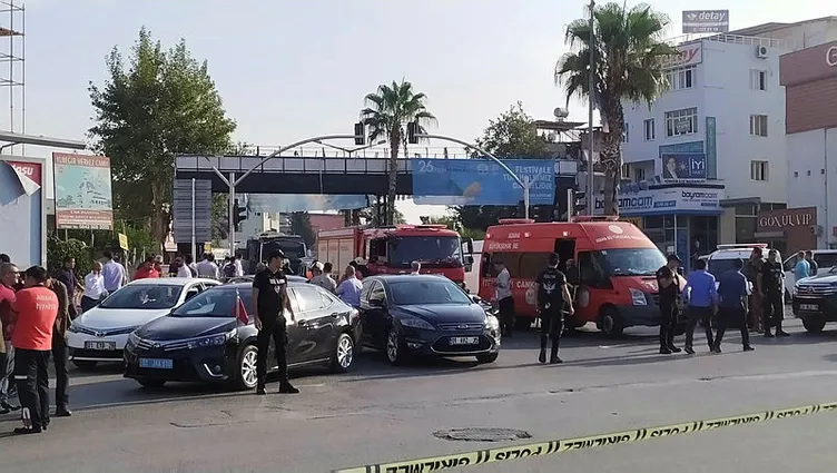 Adana'da terör saldırısı! Polis otobüsünün geçişi sırasında bombalı saldırı düzenlendi...