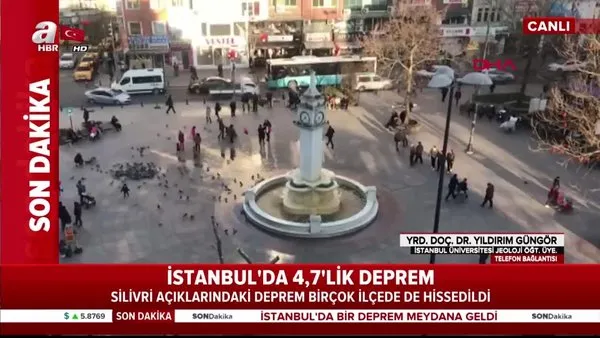 Yrd. Doç. Dr. Güngör'den flaş İstanbul depremi açıklaması 