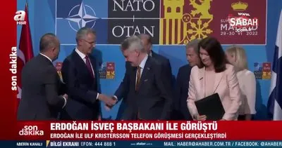 Son dakika: Başkan Erdoğan İsveç Başbakanı ile görüştü | Video