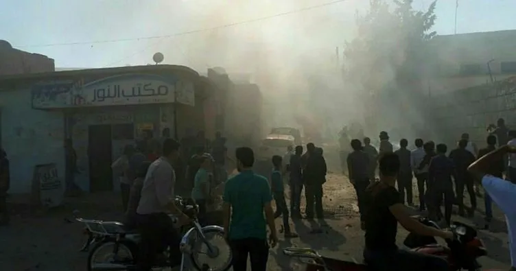 Son dakika: Azez’de bombalı saldırı