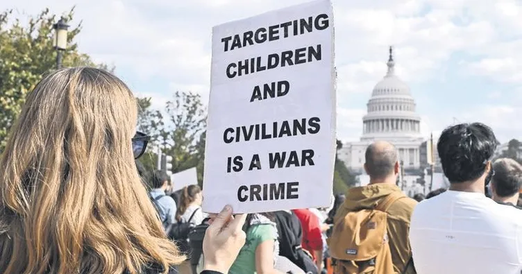 ABD kongresi önünde eylem