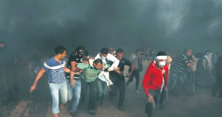 İsrail 130 Filistinliyi yaraladı