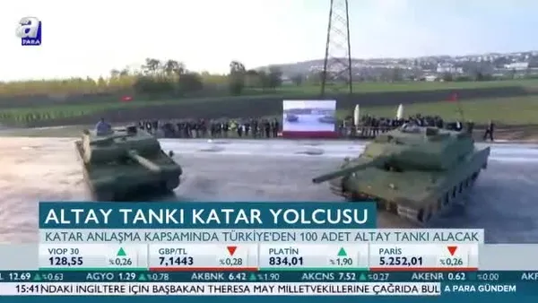 100 Altay tankı için Katar ile imzalar atıldı