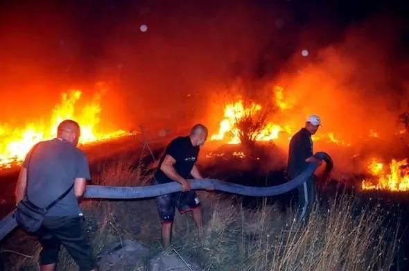 Bodrum’daki yangın hala kontrol altına alınamadı
