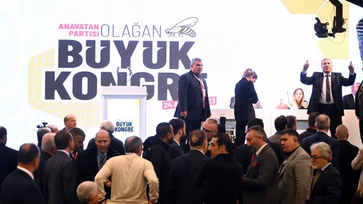 Anavatan Partisi Büyük Merkez Kongresi için iptal kararı Anavatan Partisi Büyük Merkez Kongresi için iptal kararı