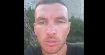 Edin Dzeko’dan TFF 1. Lig ekibine Türkçe mesaj! Samsunspor...