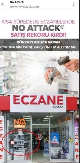 Son Dakika Haberi: Koronavirüsten koruduğu iddia edilen No-Attack isimli bu ürün halkın sağlığı ile oynuyor... Ünlü isimler bu suça ortak oluyor!