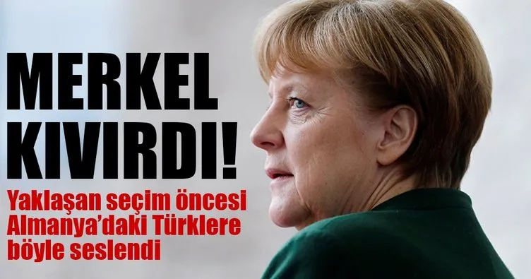 Merkel kıvırdı! Almanya’daki Türklere böyle seslendi