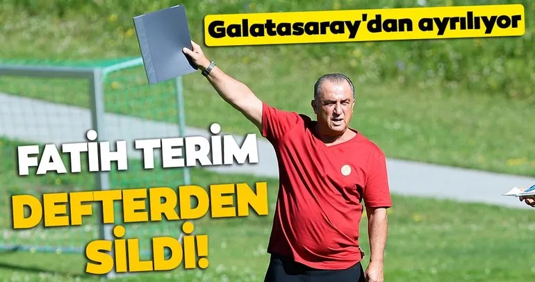 Son dakika Galatasaray transfer haberleri! Fatih Terim defterden sildi...