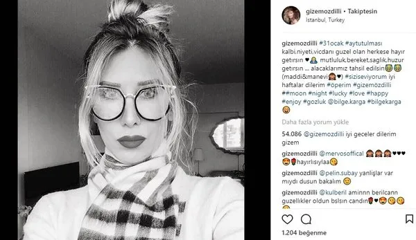 Ünlü isimlerin Instagram paylaşımları (29.01.2018)
