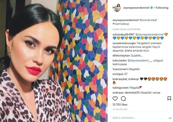 Ünlülerin Instagram paylaşımları (03.01.2018)