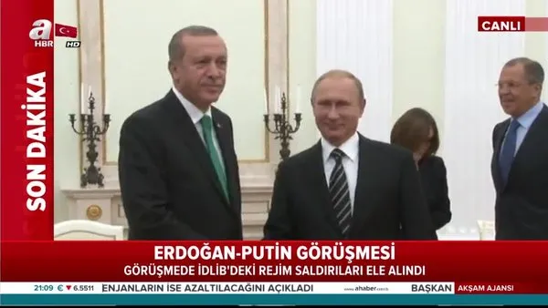 Başkan Erdoğan Putin ile telefonda görüştü