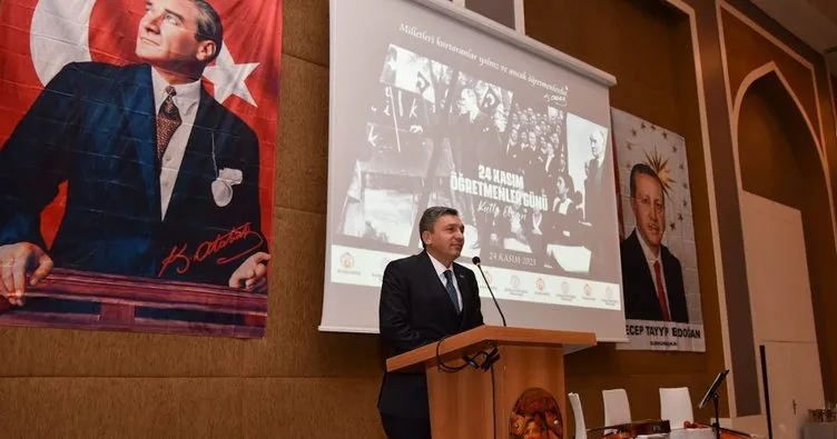 Vali Şahin: Sizler Atatürk’ün yolunda giden öğretmenlersiniz