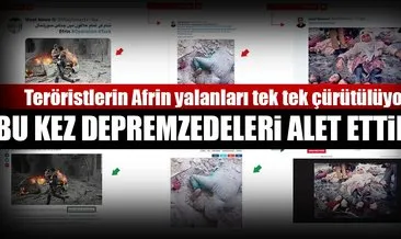 PYD/PKK, Erzurumlu depremzedeleri Afrin yalanlarına alet etti