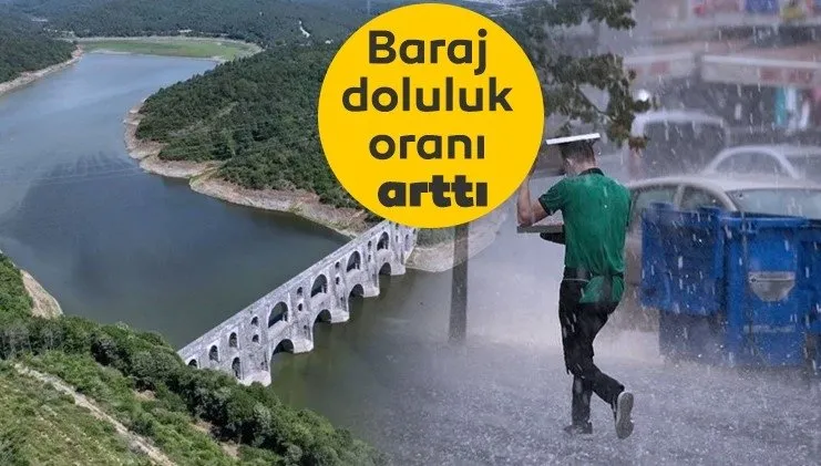 SON DAKİKA: Sağanak yağış İstanbul’a yaradı! Baraj doluluk oranı artış gösterdi