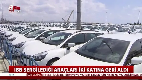 İBB'de araç israfı: Yenikapı'da sergiledikleri araçları iki katı ücretle geri aldılar | Video