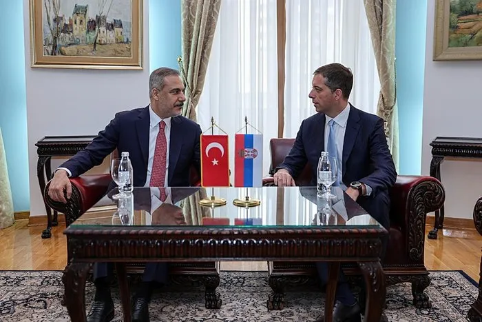 Bakan Fidan Sırbistan’da: Mevkidaşı Duriç ile görüştü