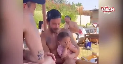 Barış Arduç kızıyla sahilde keyif yaptı! Barış Arduç’la minik kızı Jan Asya’nın kalpleri ısıtan o anları!