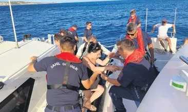 Antik kentte mahsur kalanlar kurtarıldı #canakkale