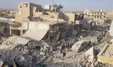 Halep’te pazar yerine hava saldırısı