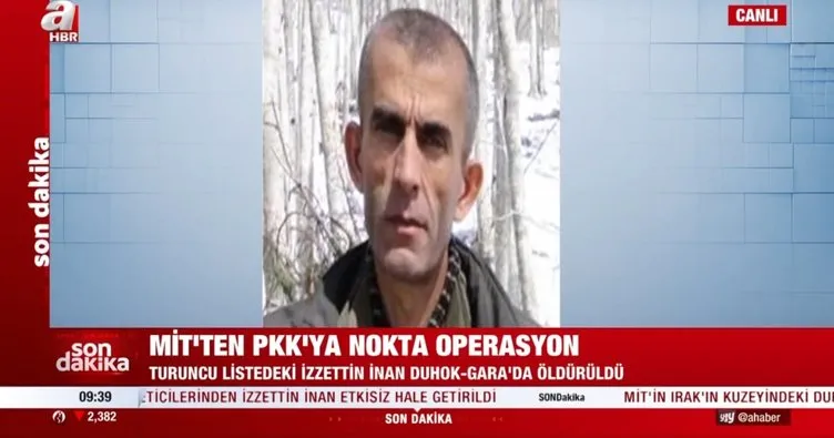 Son dakika: MİT’ten Gara’da nokta operasyon: PKK’nın sözde üst düzey yöneticisi etkisiz hale getirildi