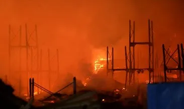 Bursa’da korkutan yangın! Palet fabrikası alevler içinde kaldı