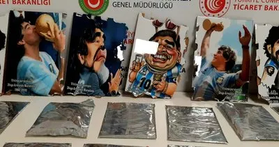 Maradona tablolarının içine gizlenmiş! Piyasa değeri tam 2 milyon lira!