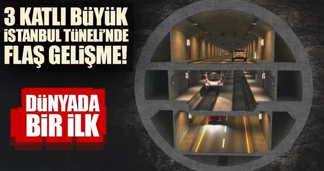 Son dakika: 3 Katlı Büyük İstanbul Tüneli’ne 4 firma teklif verdi