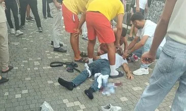 Antalya'da silahlı saldırı: 1'i turist 3 yaralı #antalya