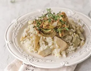 Limonlu Enginarlı Risotto